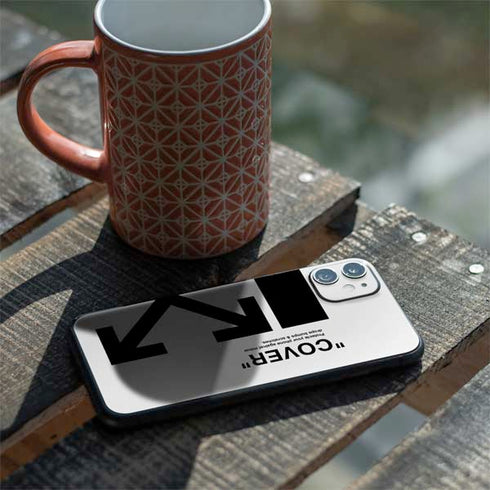 Black and White Arrows iPhone 11 Skin